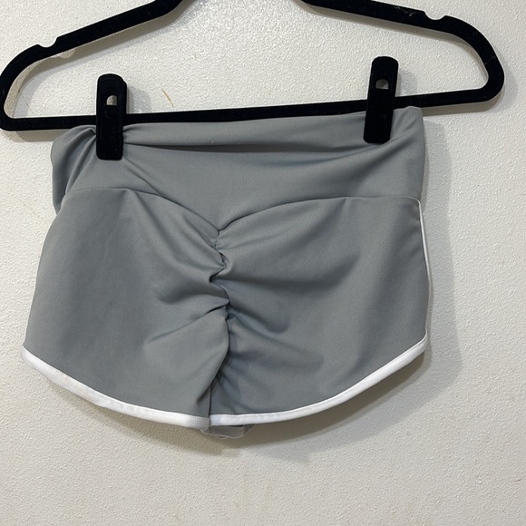 SHEIN Shorts Scrunched Up Gray Booty Shorts Poshmark